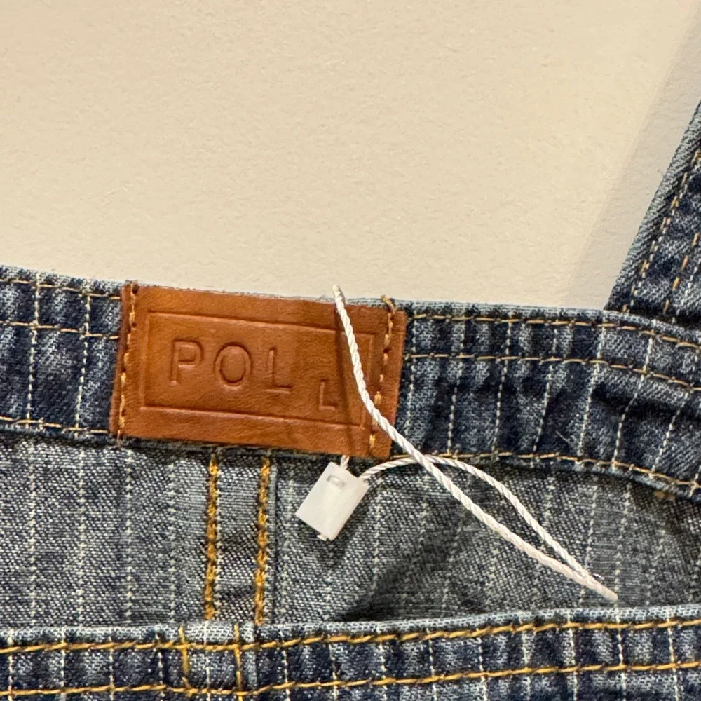 Denim Overalls with Distressed Details - Picture 2 of 6